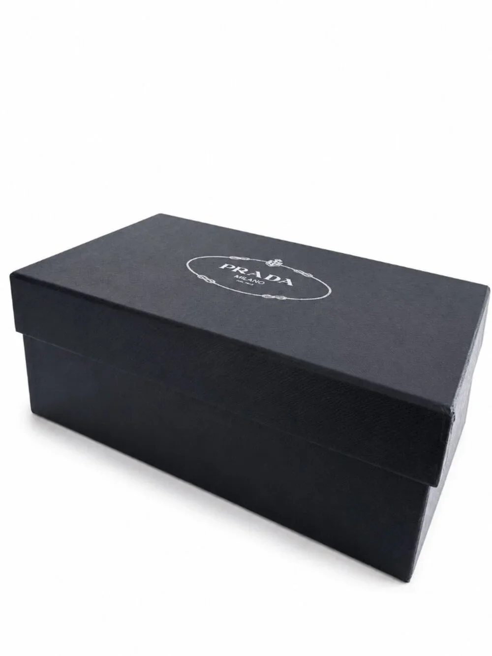 PRADA Milano Navy Blue Saffiano Print Empty Shoe Box 13.5” x 8” x 5.5”